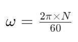 角速度与转速关系